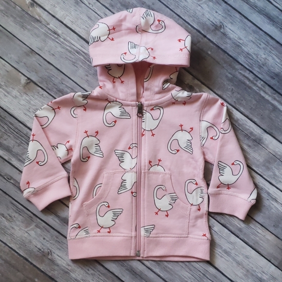 Hanna Andersson Other - *SZ 6-12M ONLY*Hanna Andersson Organic Swan Hoodie
